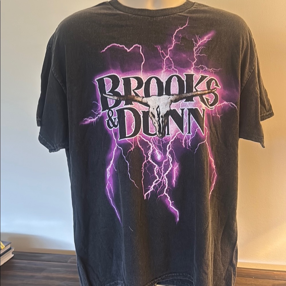 Black and Purple Graphic T-Shirt